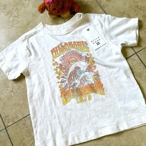Billabong  Girls White Graphic T-Shirt